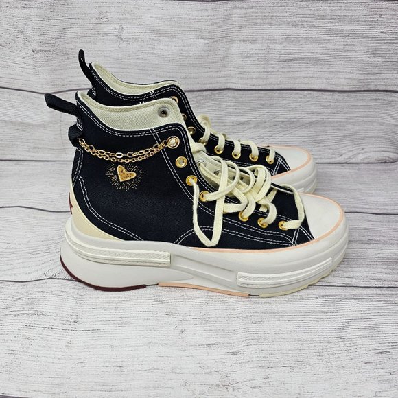 NEW!! Converse Run Star Legacy Hi‎ sneakers in Black women's 8.5 - Picture 1 of 16
